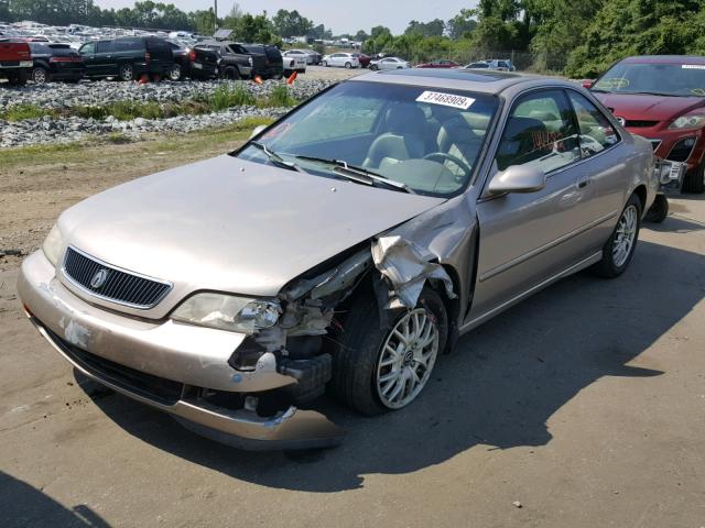 19UYA2259XL013148 - 1999 ACURA 3.0CL GOLD photo 2