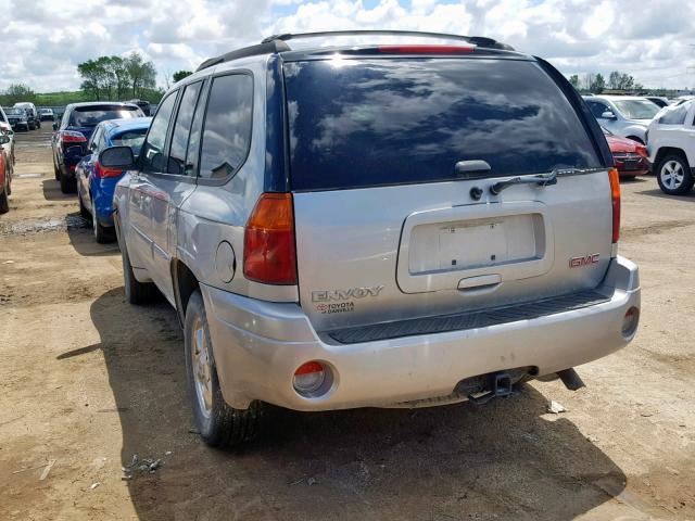 1GKDT13S942326941 - 2004 GMC ENVOY SILVER photo 3