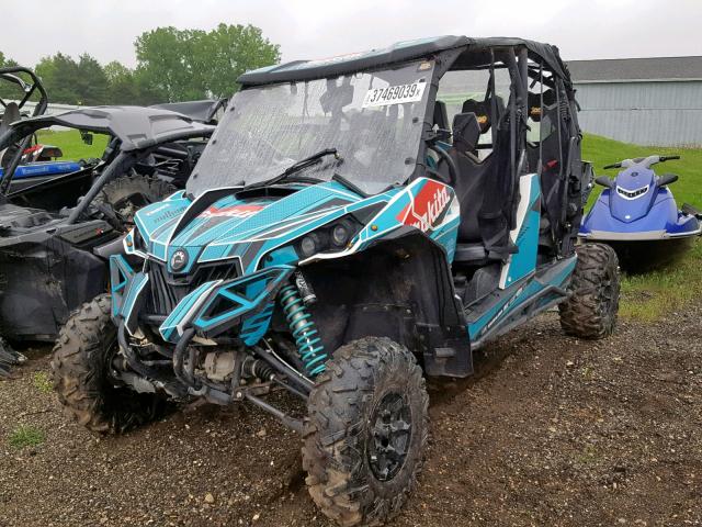 3JBPMAP2XFJ000064 - 2015 CAN-AM MAVERICK M BLUE photo 2