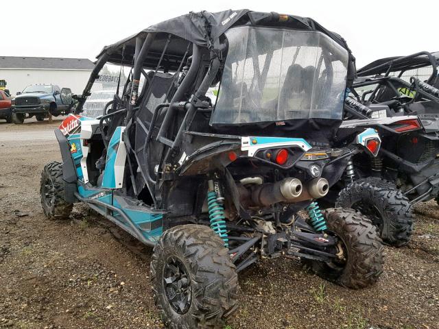 3JBPMAP2XFJ000064 - 2015 CAN-AM MAVERICK M BLUE photo 3