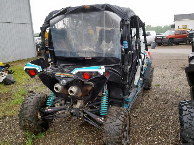 3JBPMAP2XFJ000064 - 2015 CAN-AM MAVERICK M BLUE photo 4