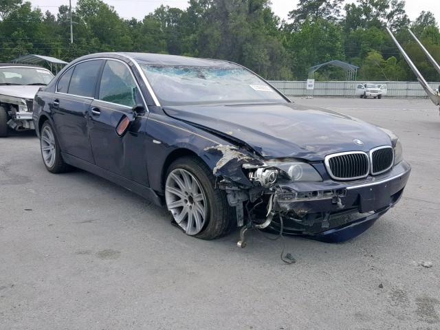 WBAHN83567DT70833 - 2007 BMW 750 BLUE photo 1