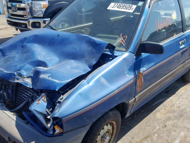 KNJPT06H3L6124751 - 1990 FORD FESTIVA L BLUE photo 10