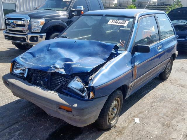 KNJPT06H3L6124751 - 1990 FORD FESTIVA L BLUE photo 2