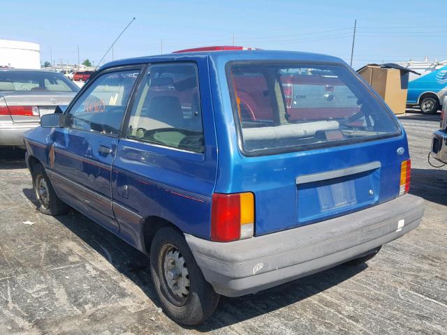 KNJPT06H3L6124751 - 1990 FORD FESTIVA L BLUE photo 3