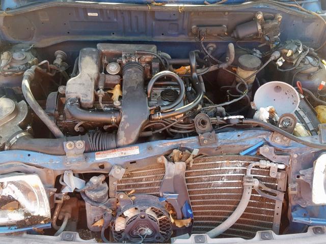 KNJPT06H3L6124751 - 1990 FORD FESTIVA L BLUE photo 7