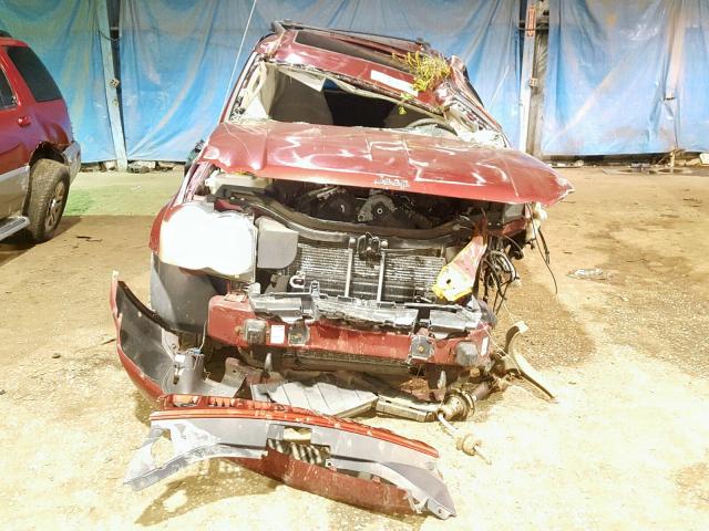 1J8GR48K18C169352 - 2008 JEEP GRAND CHER RED photo 9