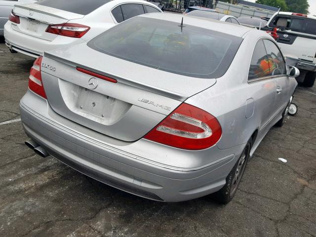 WDBTJ76H83F050788 - 2003 MERCEDES-BENZ CLK 55 AMG SILVER photo 4