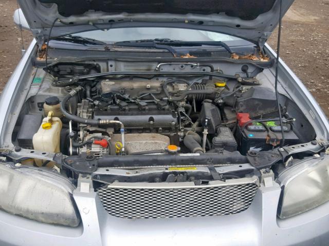 3N1AB51D42L708385 - 2002 NISSAN SENTRA SE- GRAY photo 7