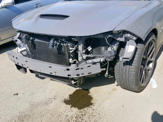 2C3CDXGJ1KH553817 - 2019 DODGE CHARGER SC GRAY photo 9