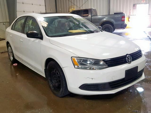 3VW1K7AJ4CM326509 - 2012 VOLKSWAGEN JETTA BASE 白色 照片 1