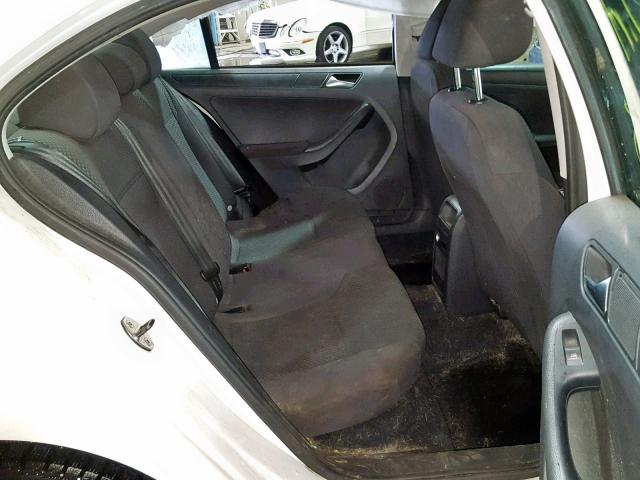 3VW1K7AJ4CM326509 - 2012 VOLKSWAGEN JETTA BASE 白色 照片 6