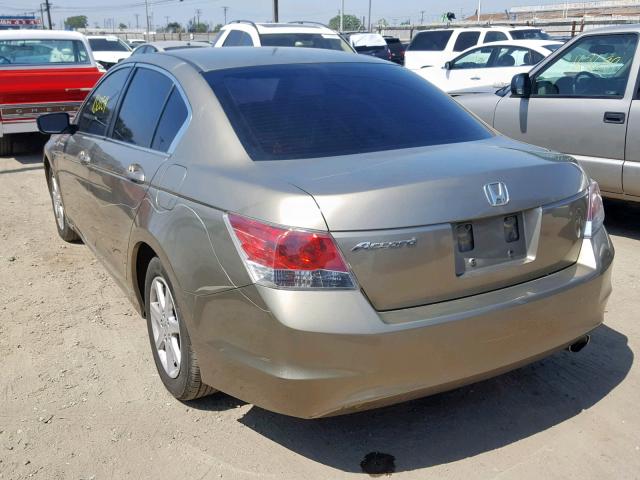 JHMCP26438C065156 - 2008 HONDA ACCORD LXP GOLD photo 3