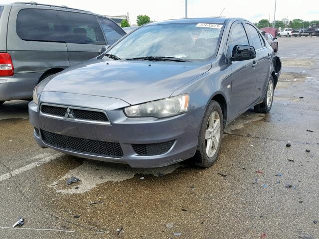 JA3AU26U18U038886 - 2008 MITSUBISHI LANCER ES GRAY photo 2