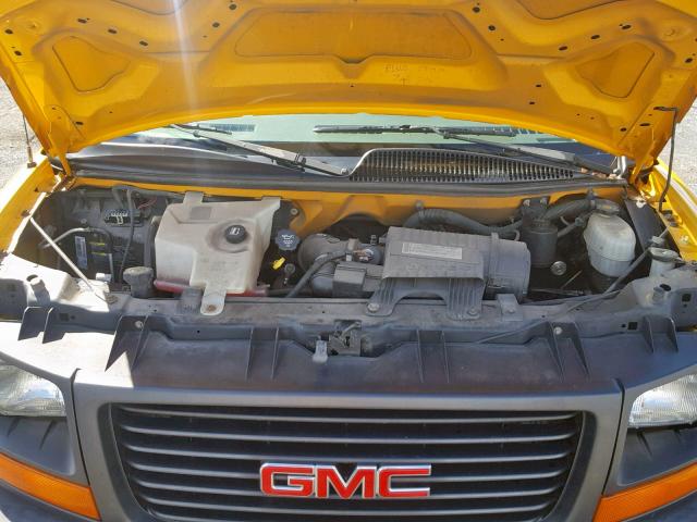 1GDHG35U671159889 - 2007 GMC SAVANA YELLOW photo 7