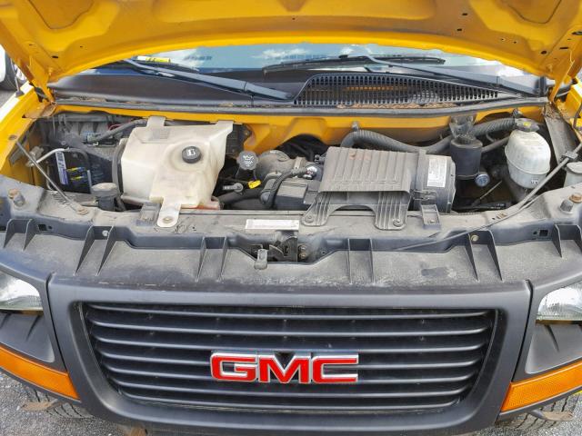 1GDHG35U951169989 - 2005 GMC SAVANA YELLOW photo 7