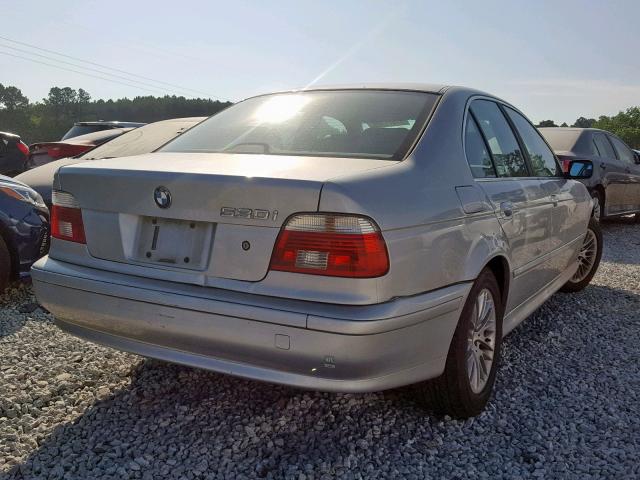 WBADT63403CK43754 - 2003 BMW 530 I AUTO SILVER photo 4