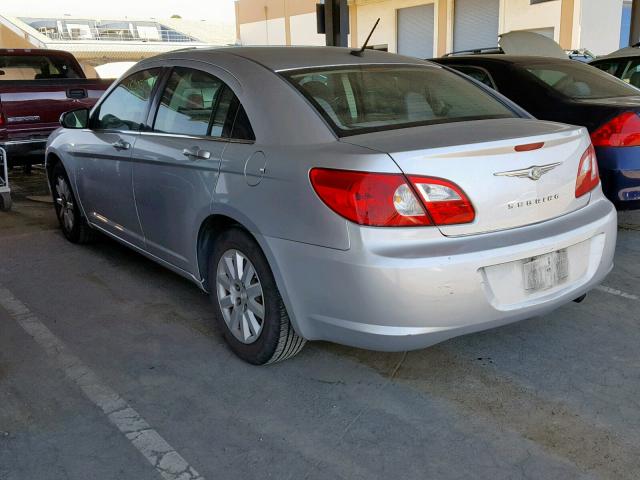 1C3LC46J88N265232 - 2008 CHRYSLER SEBRING LX SILVER photo 3