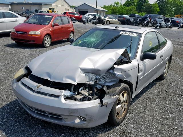 1G1JF12F247322400 - 2004 CHEVROLET CAVALIER L SILVER photo 2