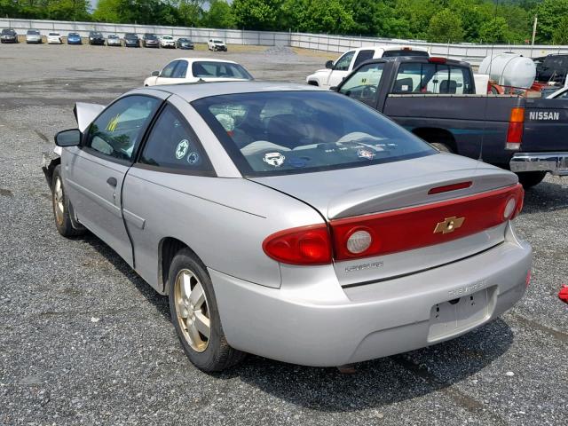 1G1JF12F247322400 - 2004 CHEVROLET CAVALIER L SILVER photo 3