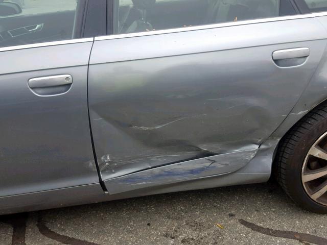 WAUDH74F27N074399 - 2007 AUDI A6 3.2 QUA GRAY photo 9