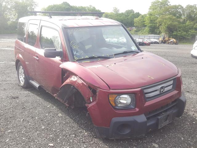 5J6YH28767L007241 - 2007 HONDA ELEMENT EX RED photo 1