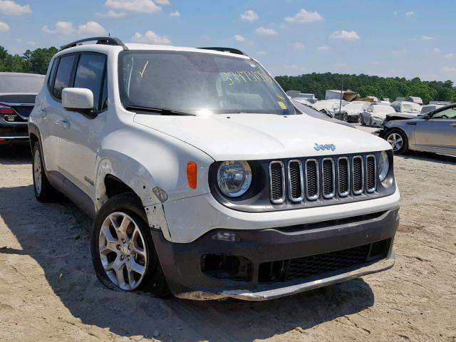 ZACCJABB9JPH63239 - 2018 JEEP RENEGADE L WHITE photo 1