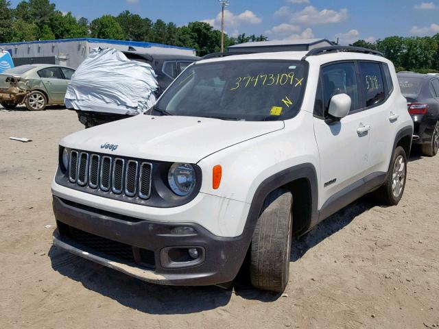 ZACCJABB9JPH63239 - 2018 JEEP RENEGADE L WHITE photo 2