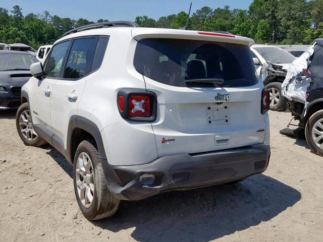 ZACCJABB9JPH63239 - 2018 JEEP RENEGADE L WHITE photo 3