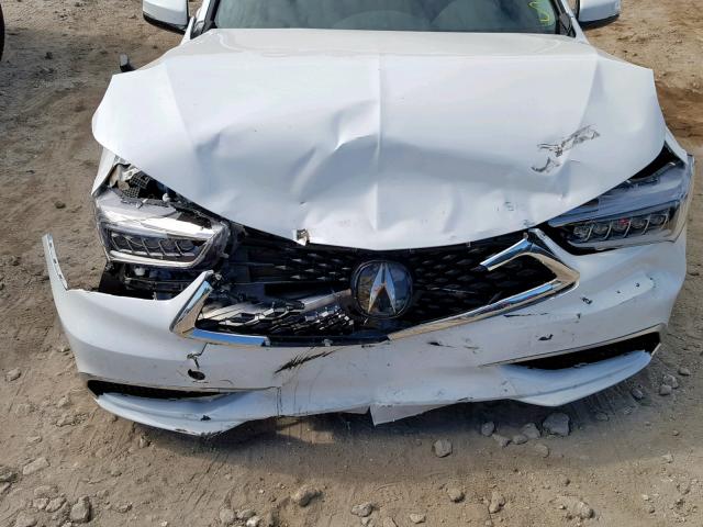19UUB2F5XJA003222 - 2018 ACURA TLX TECH WHITE photo 7