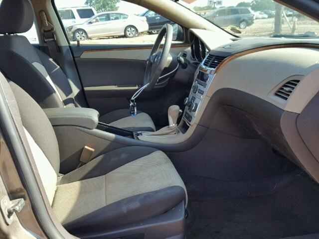 1G1ZC5E00CF330834 - 2012 CHEVROLET MALIBU 1LT GOLD photo 5