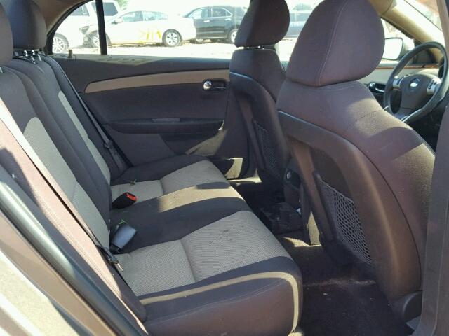 1G1ZC5E00CF330834 - 2012 CHEVROLET MALIBU 1LT GOLD photo 6