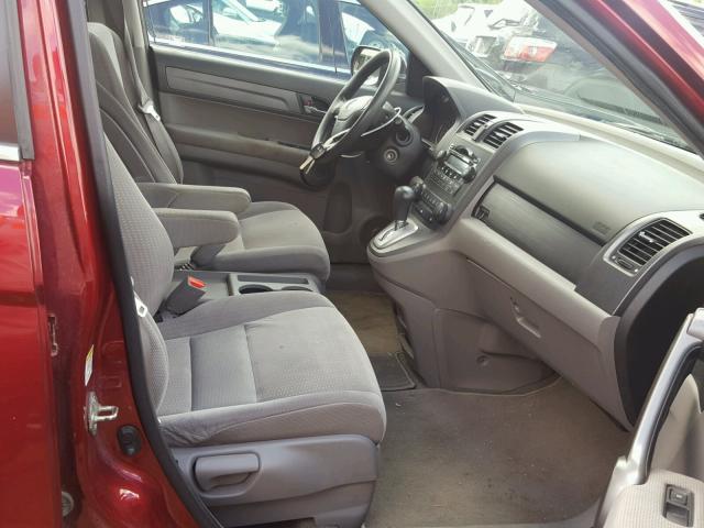 3CZRE48538G700371 - 2008 HONDA CR-V EX RED photo 5