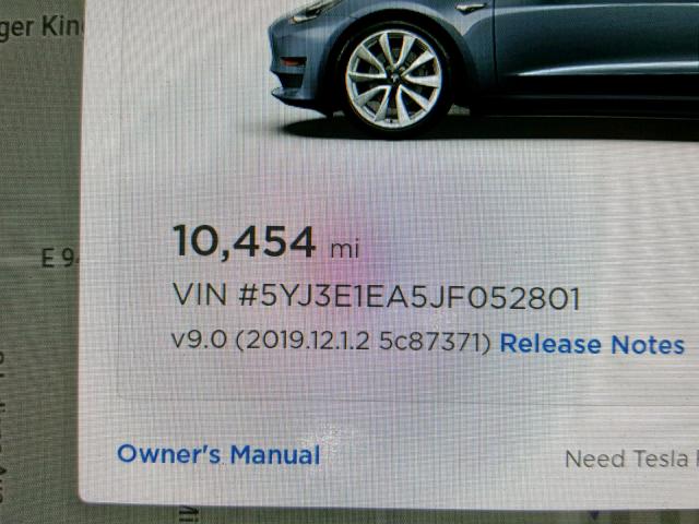 5YJ3E1EA5JF052801 - 2018 TESLA MODEL 3 GRAY photo 8