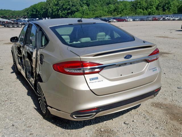 3FA6P0K92HR161274 - 2017 FORD FUSION TIT TAN photo 3