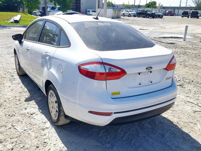 3FADP4AJ4GM142523 - 2016 FORD FIESTA S WHITE photo 3