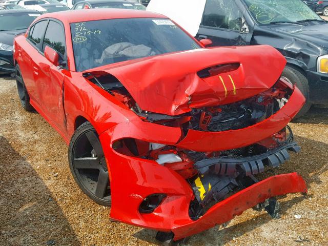 2C3CDXGJ3KH530796 - 2019 DODGE CHARGER SC RED photo 1