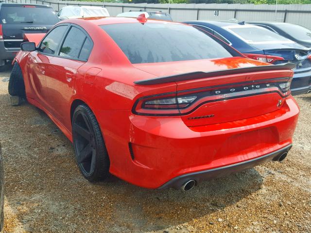 2C3CDXGJ3KH530796 - 2019 DODGE CHARGER SC RED photo 3