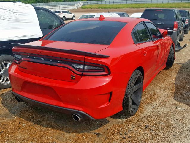 2C3CDXGJ3KH530796 - 2019 DODGE CHARGER SC RED photo 4