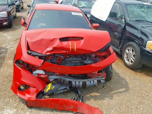 2C3CDXGJ3KH530796 - 2019 DODGE CHARGER SC RED photo 7