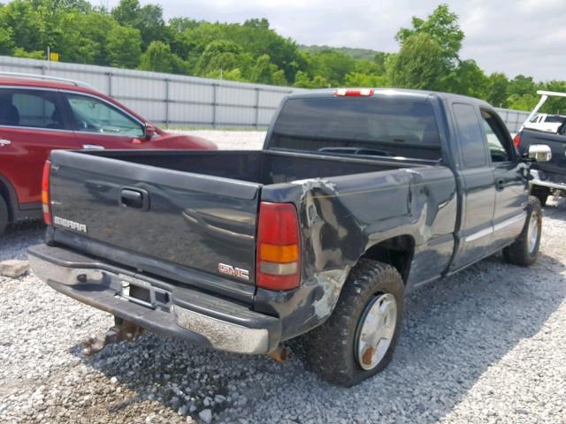 2GTEC19TX31256168 - 2003 GMC NEW SIERRA GRAY photo 4