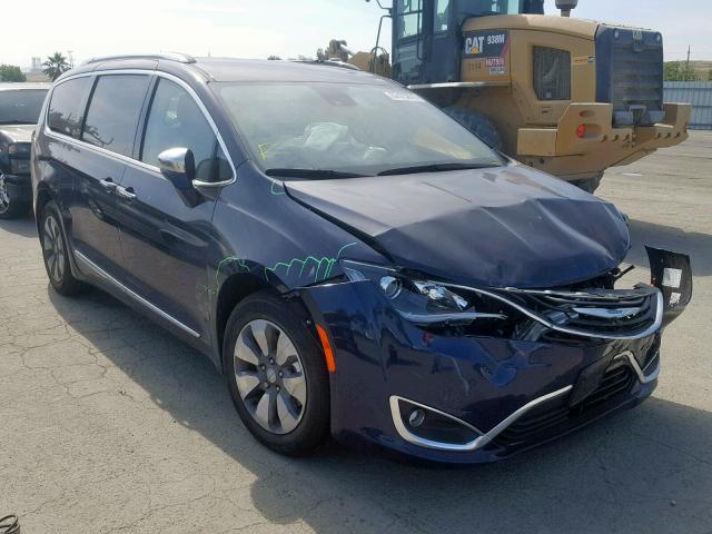 2C4RC1N76JR230336 - 2018 CHRYSLER PACIFICA H BLUE photo 1