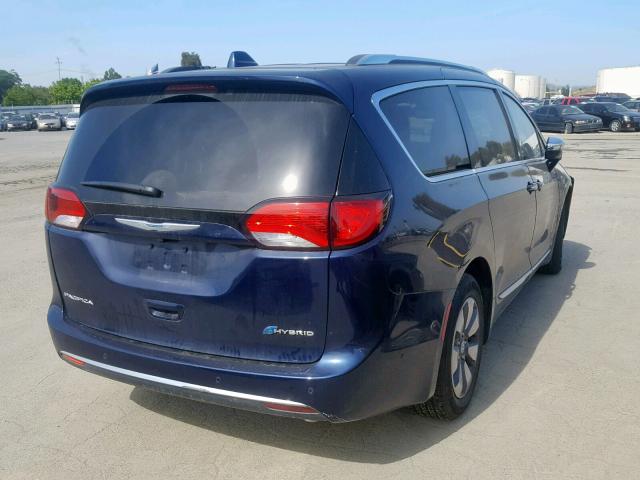 2C4RC1N76JR230336 - 2018 CHRYSLER PACIFICA H BLUE photo 4