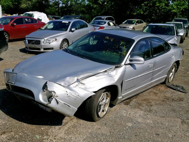 1G2WP52K42F253134 - 2002 PONTIAC GRAND PRIX SILVER photo 2
