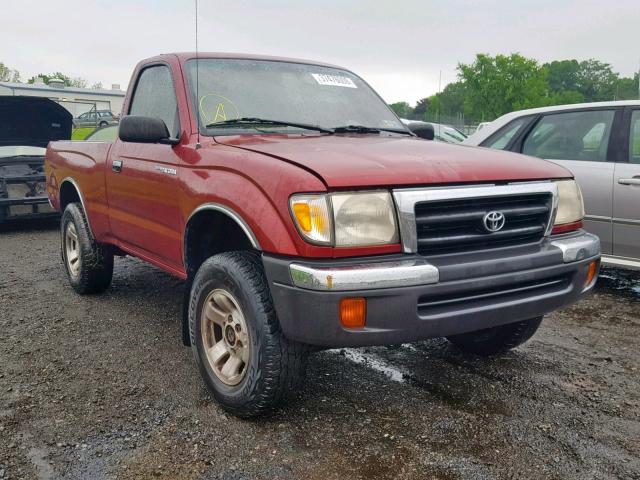 4TAPM62N0XZ472876 - 1999 TOYOTA TACOMA RED photo 1
