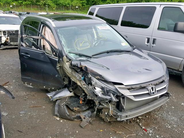 2HKRM4H71EH692039 - 2014 HONDA CR-V EXL GRAY photo 1