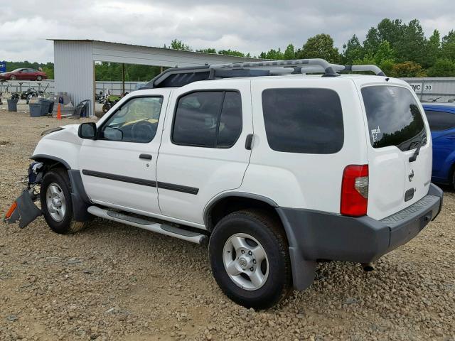 5N1ED28T23C667252 - 2003 NISSAN XTERRA XE WHITE photo 3