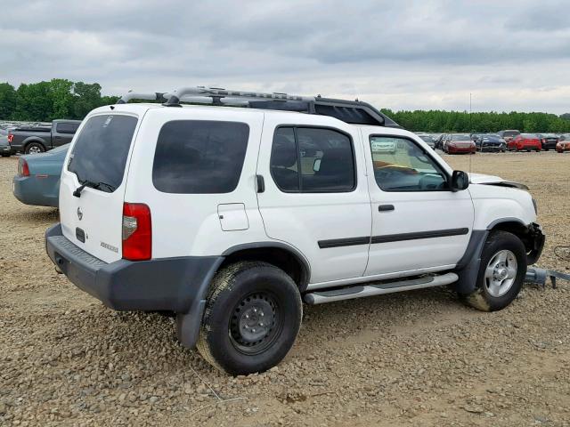 5N1ED28T23C667252 - 2003 NISSAN XTERRA XE WHITE photo 4