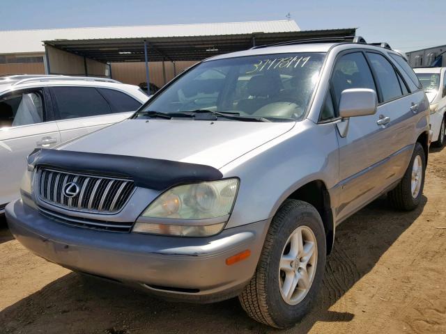 JTJHF10U120246047 - 2002 LEXUS RX 300 BLUE photo 2