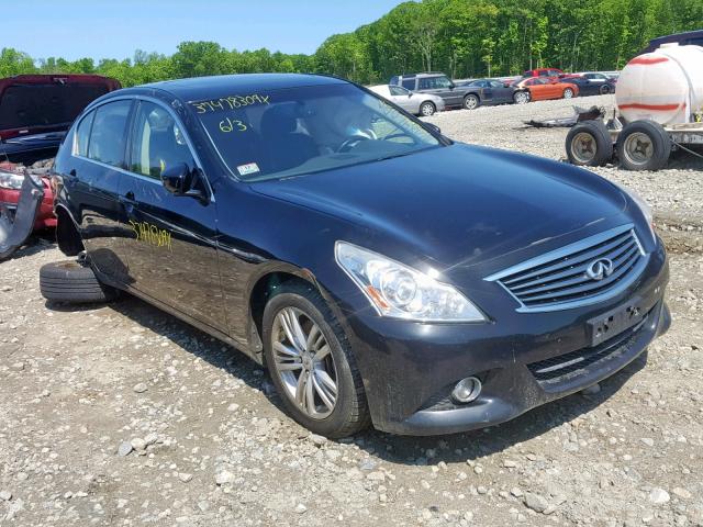 JN1CV6AR2DM762780 - 2013 INFINITI G37 BLACK photo 1